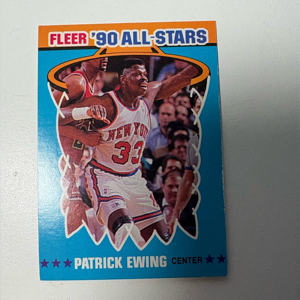 1990-91 Fleer - All-Stars #12 Patrick Ewing